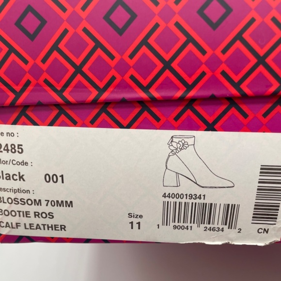 Tory Burch Blossom Black Booties - Picture 8 of 8
